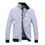 Sliktaa veste homme décontractée bomber jacket manche longue col rever blouson zippées léger printemps ... Sliktaa veste homme décontractée bomber jacket manche longue col rever blouson zippées léger printemps ...