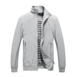 Sliktaa veste homme décontractée bomber jacket manche longue col rever blouson zippées léger printemps ... Sliktaa veste homme décontractée bomber jacket manche longue col rever blouson zippées léger printemps ...