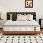 Slily matelas 120x190 28cm �paisseur matelas hybride de luxe � m�moire de forme et ressorts ensach�s ...