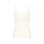 Sloggi go d�bardeur femme lot de 2 en coton bio col v bretelles fines ? blanc