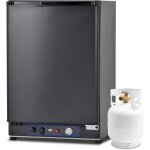 Smad frigo gaz camping car - 60l - frigo trimixte 12v 220v gaz - rfrigrateur silencieux - pour camping ...