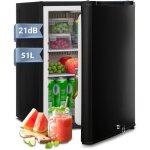 Smad frigo12v 220v - frigo camping car - avec serrure - 51l - 0 - 10? - réfrigérateur silencieux - pour ... Smad frigo12v 220v - frigo camping car - avec serrure - 51l - 0 - 10? - réfrigérateur silencieux - pour ...