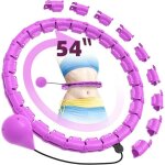 Cerceau hula hoop - smart fitness - ajustable - picots de massage - 28 pneus - violet Cerceau hula hoop - smart fitness - ajustable - picots de massage - 28 pneus - violet