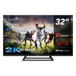 Smart tech tv led 32 (80 cm) smart android 32ha20v3uk 3 hdmi 2usb hd: 1366 * 768 youtube netflix prime ...