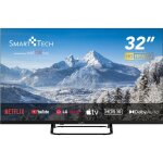 Smart tech tv led hd 32 (80 cm) smart tv web os - 32hw01v - netflix prime video youtube 3xhdmi - 2xusb ...