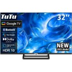 Tutu tug32hq1c - smart tv 32 pouces (80 cm) google tv 720p wi?fi bluetooth triple tuner dvb?c / s2 / ...