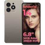 Telephone portable doogee note56 plus 48go + 256go 6. 56 6150mah smartphone android 16 50mp cam�ra double ...
