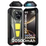 Smartphone incassable doogee v max play avec accessoires - 20500mah / 45w 6. 72? fhd + android 15 - 36go ...