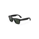 Smartphone meta lunettes ray - ban wayfarer noir mat et vert graphite