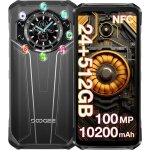 Doogee s119 t�l�phone portable incassable 24go + 512go / 2tb 10200mah �cran 6. 72 100mp smartphone robuste ...