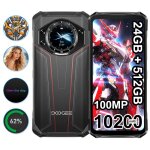 Doogee s119 t�l�phone portable incassable 24go + 512go / 2tb 10200mah �cran 6. 72 100mp smartphone robuste ...
