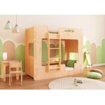 Smartwood lit superpos� enfant 80x160 - �chelle gauche - couleur laqu� - lit double mimi bl - sommier ...