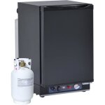 Smeta frigo gaz 12v 220v 40l - frigo trimixte trivalente avec porte rversible - rfrigrateur pour camping ...