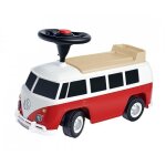 Smoby - porteur volkswagen van rouge - coffre de rangement + volant directionnel - 26l x 30l x 60h - ...