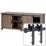 Snogold 12m kit de matriel de porte coulissante de placards quincaillerie systme de rail porte suspendue ...