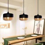 Snogold 3x lustre suspension moderne e27 luminaire - Ø25 * h23cm - abat - jour cylindre aplatie en verre ... Snogold 3x lustre suspension moderne e27 luminaire - Ø25 * h23cm - abat - jour cylindre aplatie en verre ...