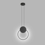 Snogold lustre led ronde 11w suspension luminaire moderne plafonnier en aluminium lampe de plafond lumieres ...