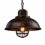 Snogold lustre suspension rtro en mtal e27 luminaire clairage lampe chandelier industriel vintage ...