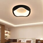 Snogold plafonnier led moderne 12w lumière chaude - lampe de plafond noir Ø20cm luminaire pour salon ... Snogold plafonnier led moderne 12w lumière chaude - lampe de plafond noir Ø20cm luminaire pour salon ...