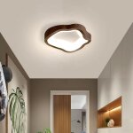 Snogold plafonnier led moderne 14w lumi�re blanche - lampe de plafond marron luminaire pour salon cuisine ...