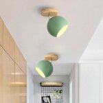 Snogold plafonnier moderne scandinave e27 luminaire abat - jour sphérique Ø15cm vert macaron pour salon ... Snogold plafonnier moderne scandinave e27 luminaire abat - jour sphérique Ø15cm vert macaron pour salon ...