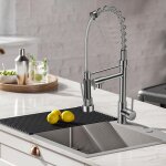 Snogold robinet de cuisine - 2 jets - mitigeur avec douchette - approvisionnement flexible en eau chaude ...