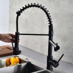 Snogold robinet de cuisine - 2 jets - mitigeur avec douchette - approvisionnement flexible en eau chaude ...