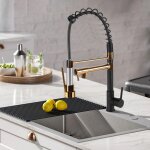 Snogold robinet de cuisine - 2 jets - mitigeur avec douchette - approvisionnement flexible en eau chaude ... Snogold robinet de cuisine - 2 jets - mitigeur avec douchette - approvisionnement flexible en eau chaude ...