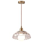 Snogold suspension industrielle moderne en verre lustre e27 luminaire vintage plafonnier r�tro �clairage ...