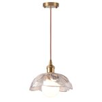 Snogold suspension industrielle moderne en verre lustre e27 luminaire vintage plafonnier rtro clairage ...
