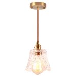 Snogold suspension luminaire en verre finition en laiton vintage lustre suspendu intrieur e27 lampe ...