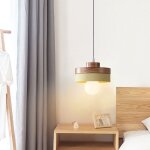 Snogold suspension moderne rond lustre abat - jour en bois et métal jaune e27 luminaire Éclairage de ... Snogold suspension moderne rond lustre abat - jour en bois et métal jaune e27 luminaire Éclairage de ...