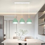Snogold suspension r�tro � 3 lampes �17cm lustre moderne en m�tal bois e27 luminaire plafonnier pour ...