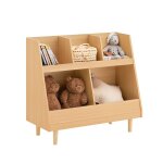 Sobuy biblioth�que enfant kmb111 - n - 5 compartiments ouverts �tag�re � livres meuble rangement sur ...