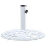 Socle de parasol - cloud - blanc 12 kg 48 cm fonte p143 Socle de parasol - cloud - blanc 12 kg 48 cm fonte p143