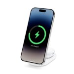 Socle de recharge boostcharge 2 - en - 1 magntique et pliable de belkin