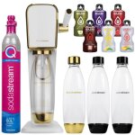 Saturateur eau gazeuse - sodastream - art edition spciale - blanc or - 3 bouteilles - cartouche co2 ...