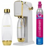 Machine à soda - sodastream - art blanc or - gazéification facile - bouteille 1l sans bpa Machine à soda - sodastream - art blanc or - gazéification facile - bouteille 1l sans bpa