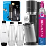 Saturateur eau gazeuse - sodastream - duo titan - 3 bouteilles - cartouche quick connect