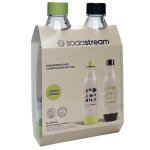 Bouteilles rutilisables - sodastream - fuse 1l x2 - compatibles avec spirit terra duo genesis - tritan ...