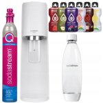 Machine  soda - sodastream - terra blanc - bouteille 1l - quick connect - snap lock - 6 saveurs sans ...