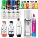 Sodastream terra saturator 4 bouteilles 2x1l fuse 2x 0. 5l lh + 4x sirop