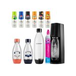 Sodastream terra saturator cartouche bouteilles 1x 1l fuse 2x 05l lh + 6x sirop.