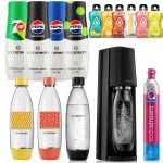 Sodastream terra saturator nabby 3 bouteilles 1l fuse et se + 4x sirop sachets