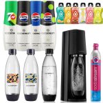 Sodastream terra saturator nabby 3 bouteilles 1l fuse et geometry + 4x sirop