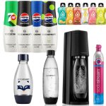 Sodastream terra saturator nables 1x 1l fuse 1x 0. 5l lh + 4x syrup sachets