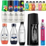 Sodastream terra saturator nables 1x 1l fuse 2x 0. 5l lh + 4x syrup