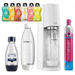 Sodastream terra saturator white + 1l bouteille fusible + 0. 5l bouteille + 6x bolera
