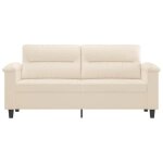 Sofa droit fixe - clic clac canapé à 2 places - neuf - beige 140 cm tissu microfibre ca9320879 Sofa droit fixe - clic clac canapé à 2 places - neuf - beige 140 cm tissu microfibre ca9320879