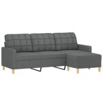 Sofa droit fixe - clic clac canapé à 3 places - neuf - avec repose - pieds gris foncé 180 cm tissu ca8250942 ... Sofa droit fixe - clic clac canapé à 3 places - neuf - avec repose - pieds gris foncé 180 cm tissu ca8250942 ...